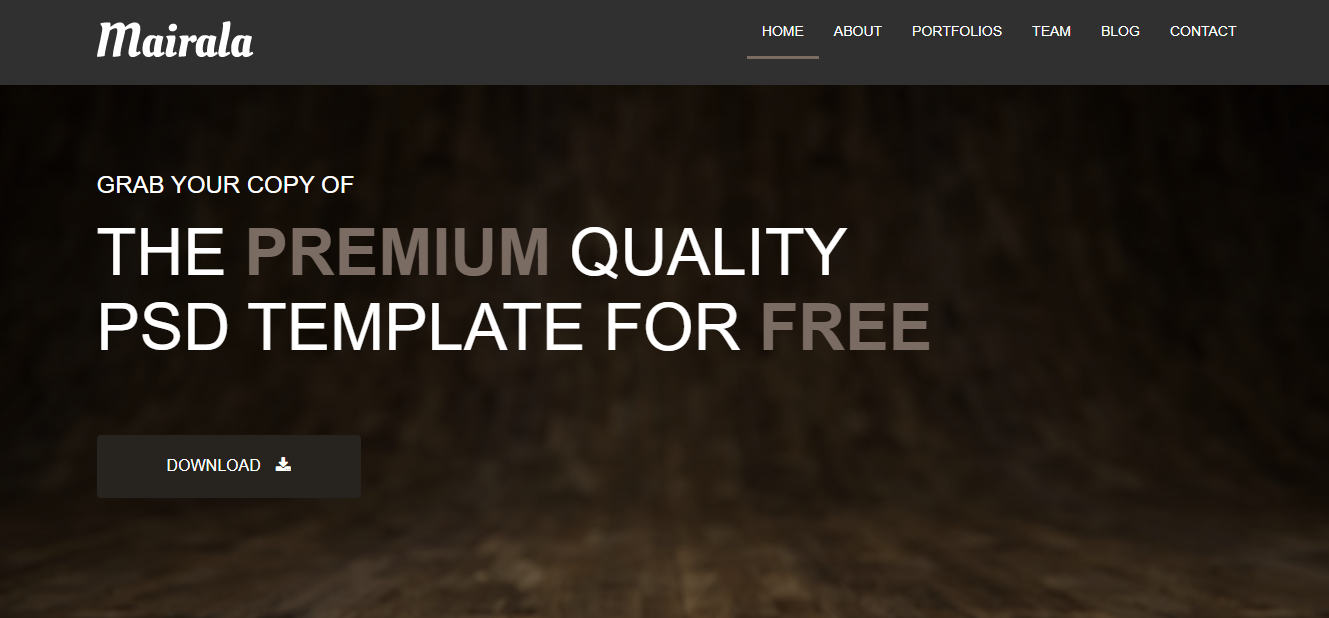 Mairala – Fashion & Lifestyle Website Template