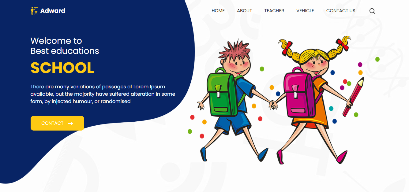 Adward Education Template -