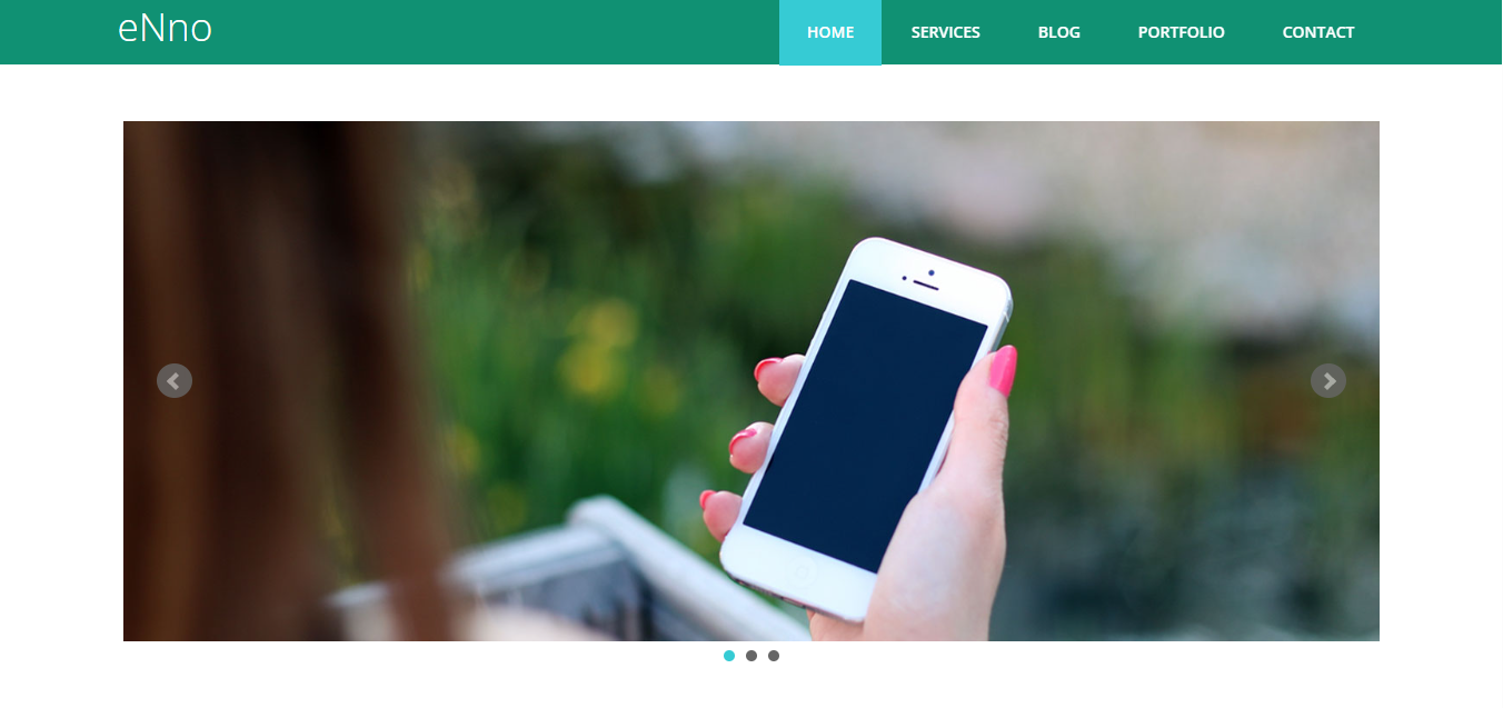 eNno – Modern Startup & Business Website Template