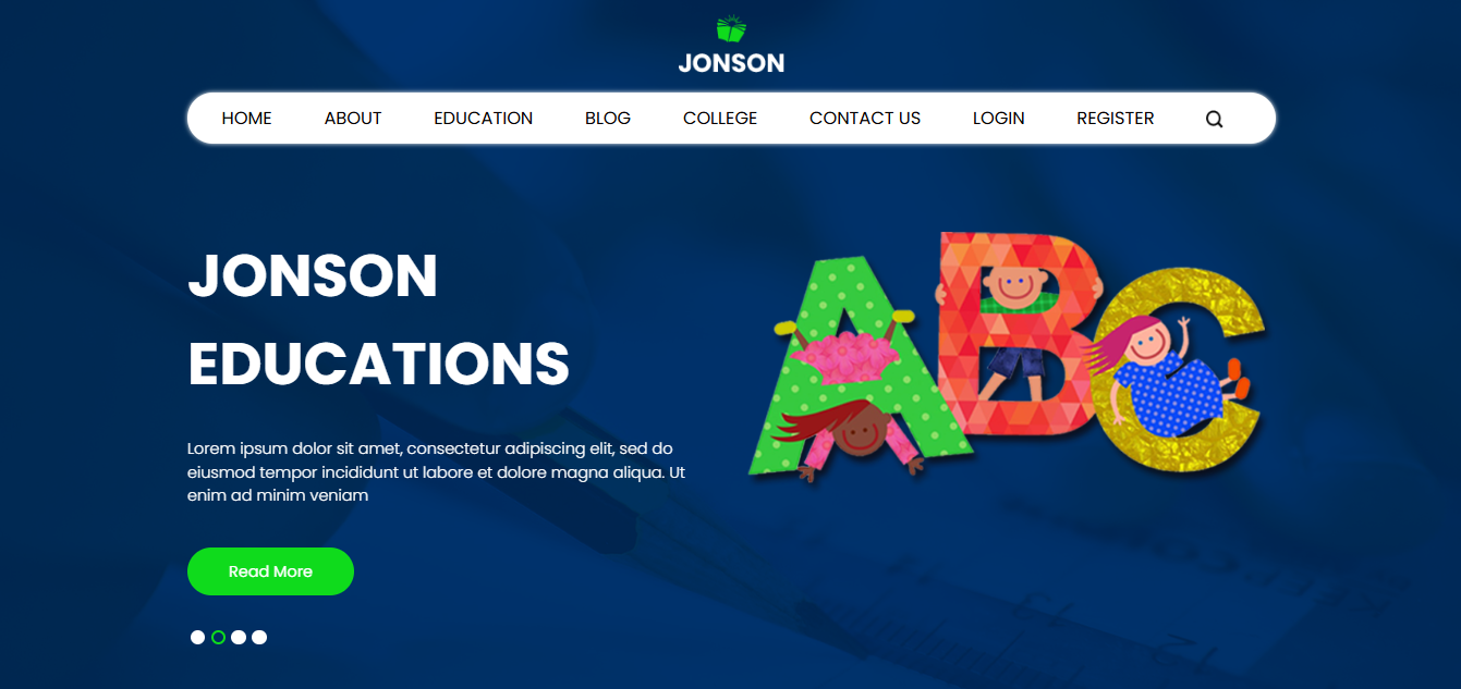 Jonson Education Website -