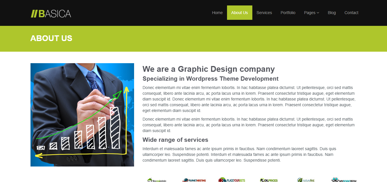 BASICA – Simple & Elegant Website Template