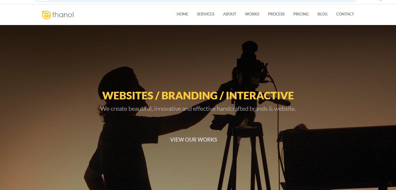 Ethanol – Multipurpose Bootstrap HTML5 Website Template