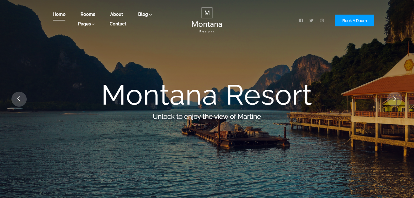 Montana Booking Website -
