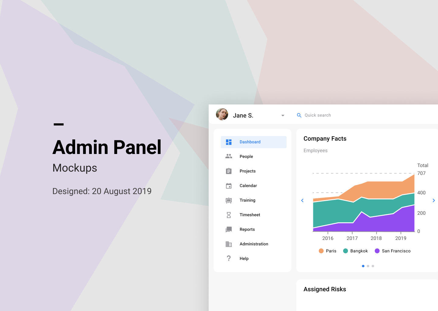 Admin Panel: Internal Management Tool