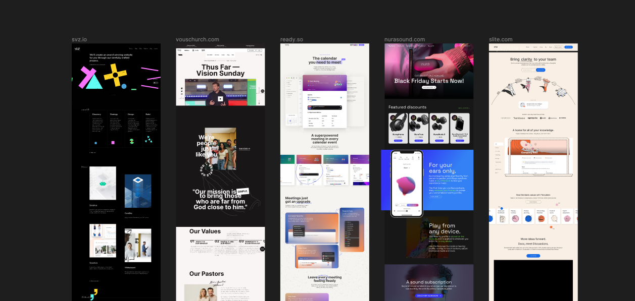 Best Websites of 2023 - Webflow | Figma Design