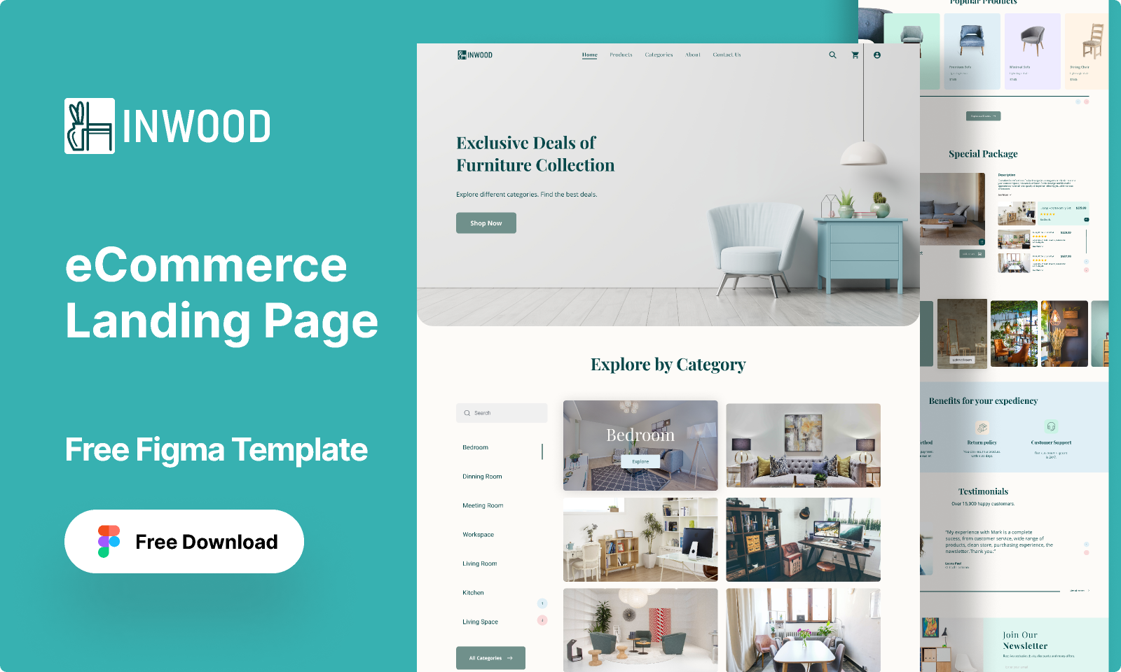 INWOOD - eCommerce Landing Page