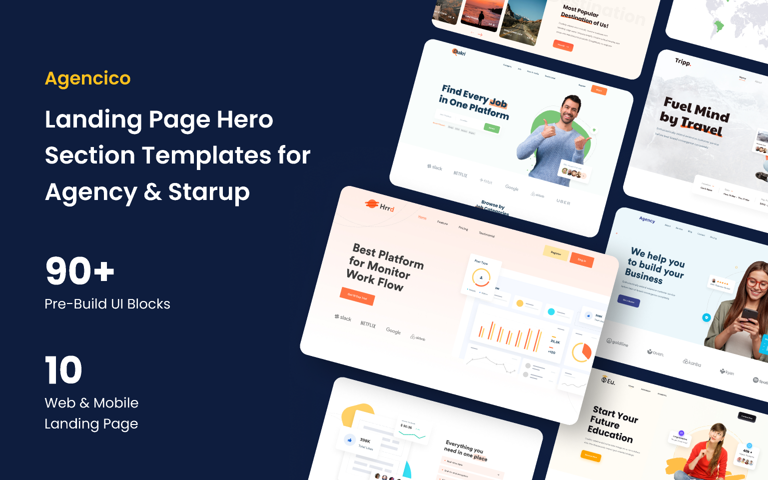 Agency Responsive Landing Page Templates I Agencico