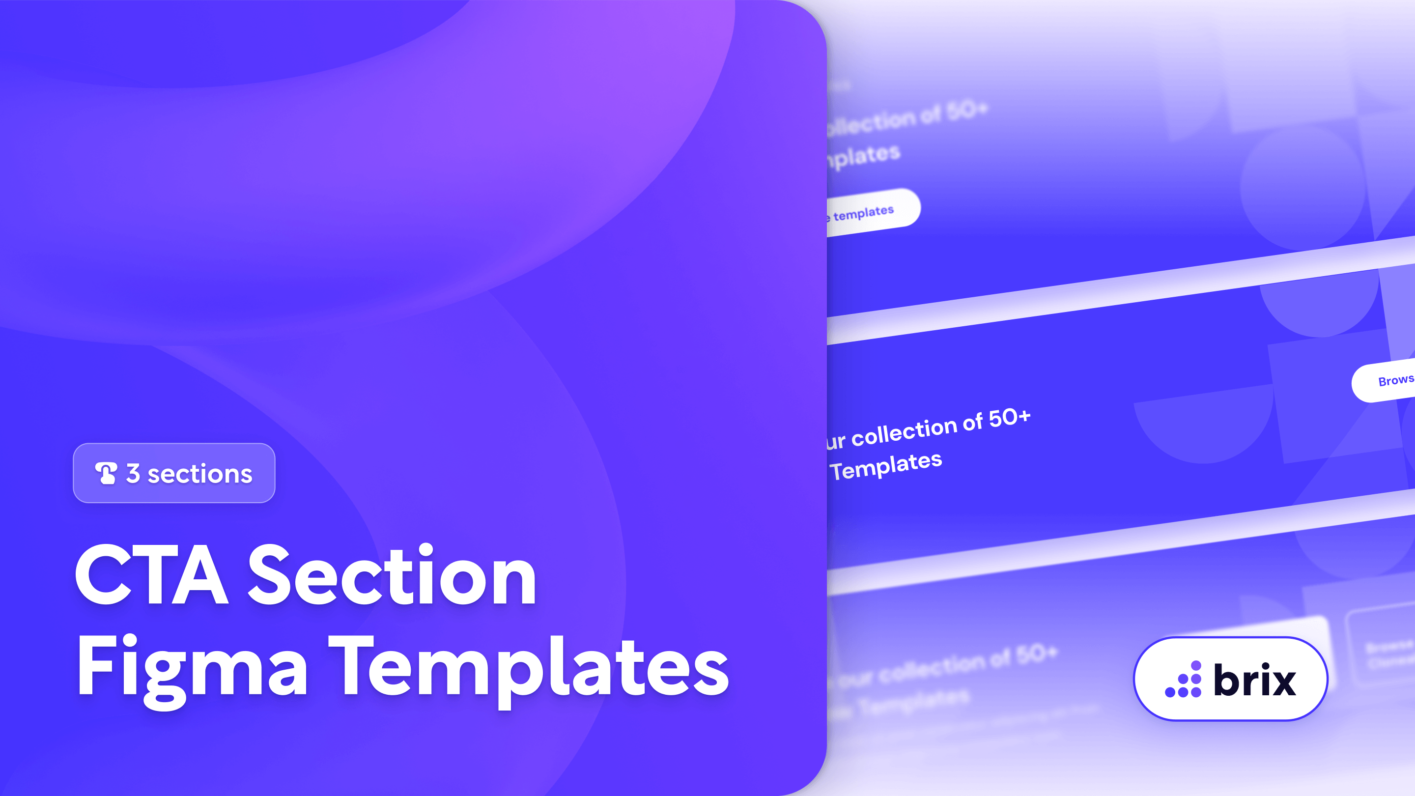 Call to Action Banners Figma Template | BRIX Templates