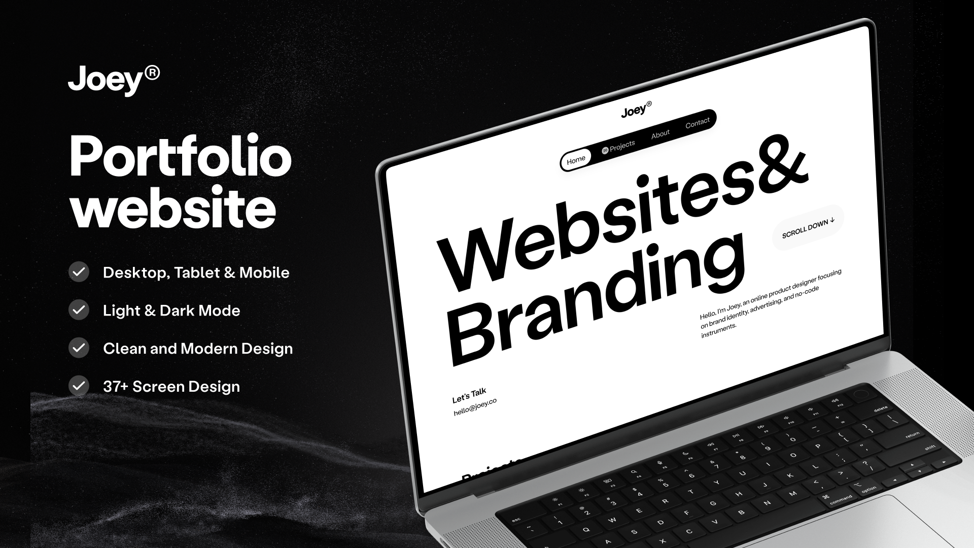 Joey - Portfolio Website