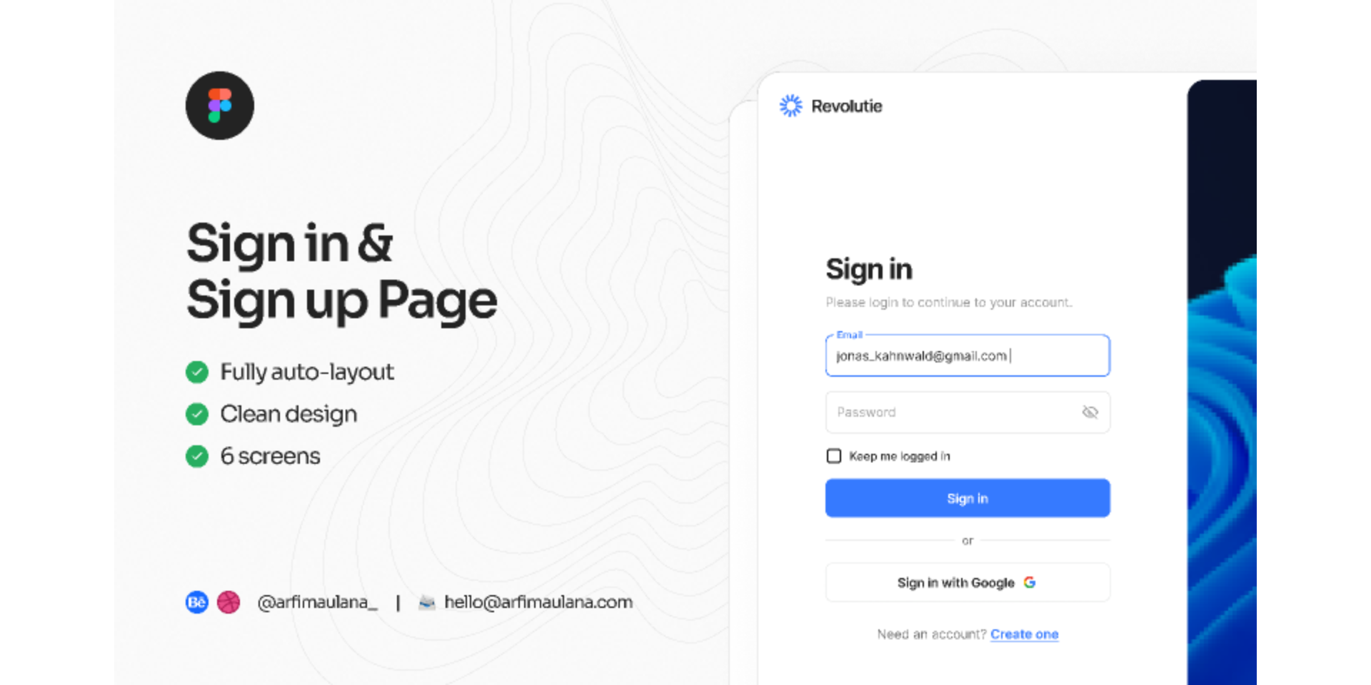 Sign in & Sign up Page (Community)
