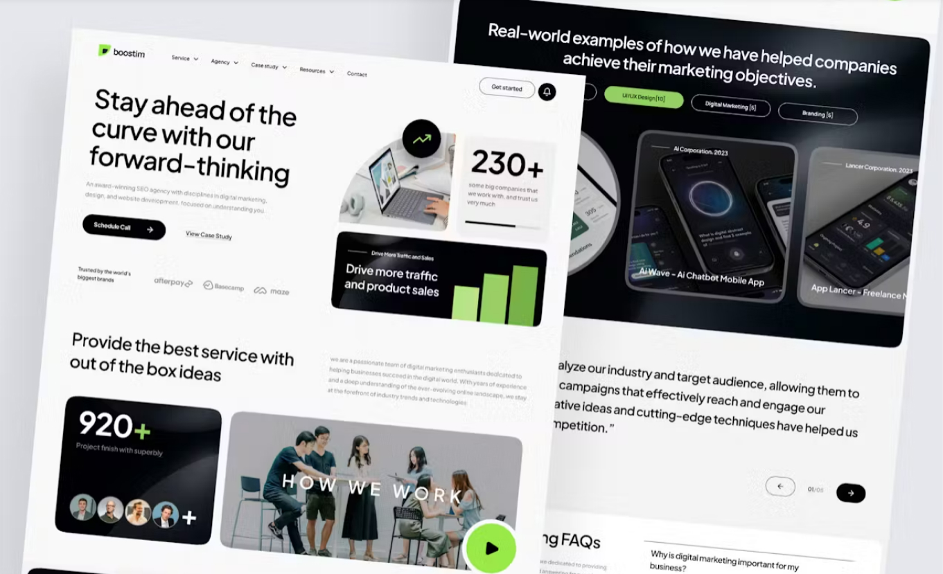 Digital marketing Agency Landing Page