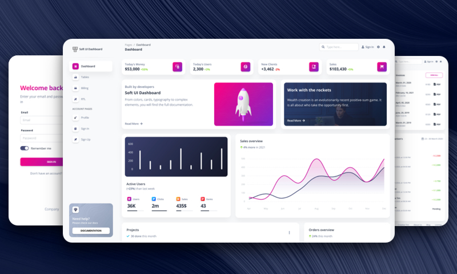 Soft UI Dashboard Free