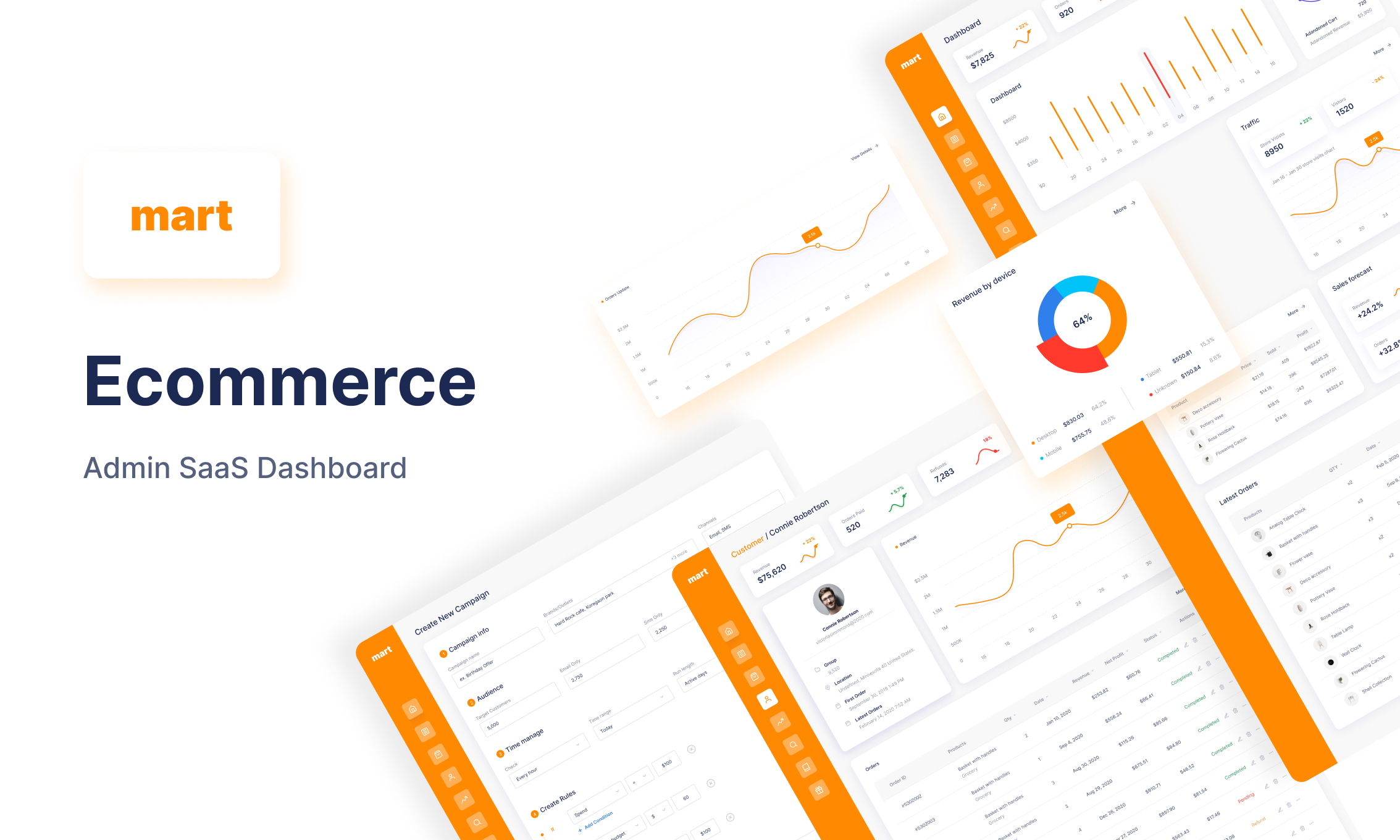 Ecommerce Admin Dashboard (SaaS )