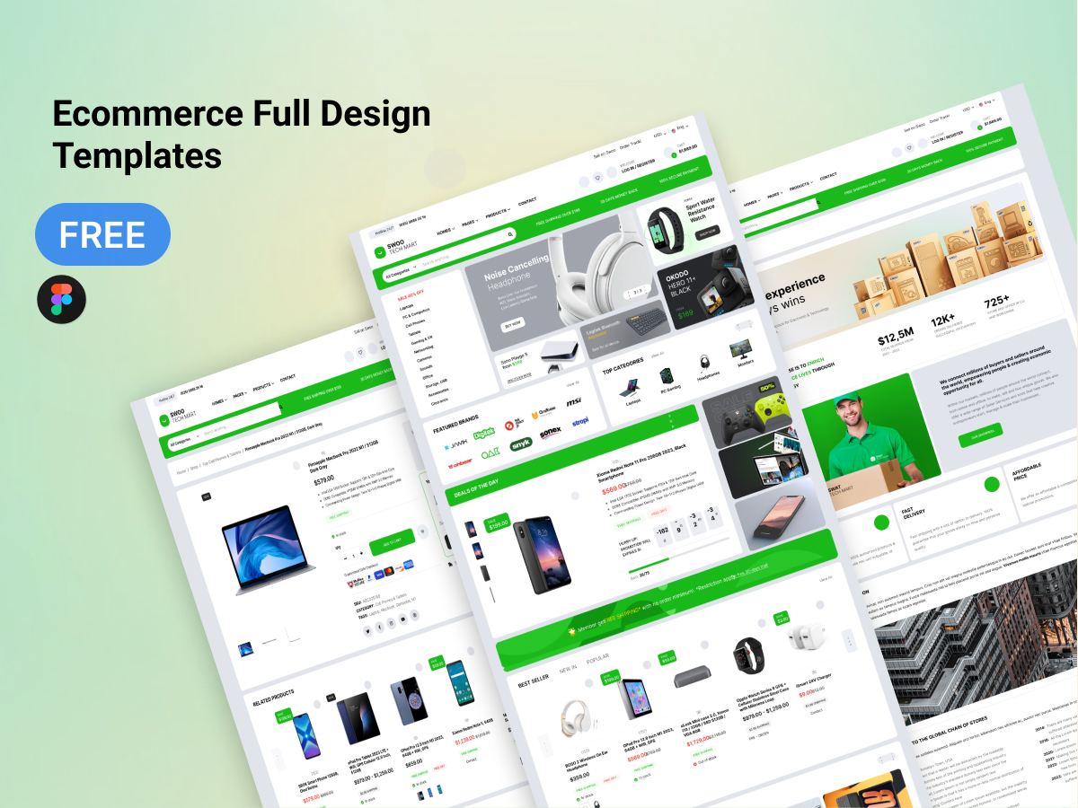 75+ Ecommerce & Shop MultiPurpose Template