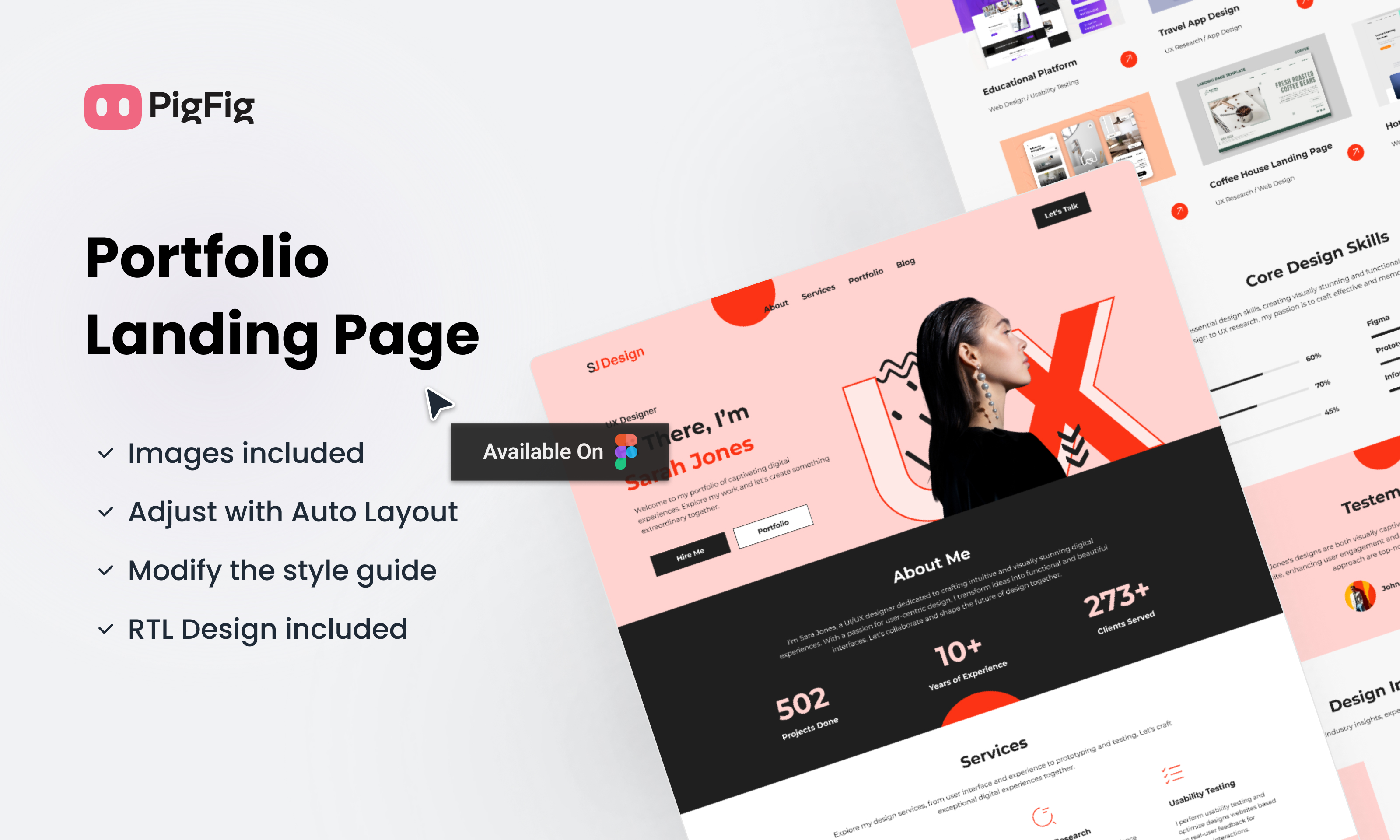 Portfolio Landing Page | Free Website Template