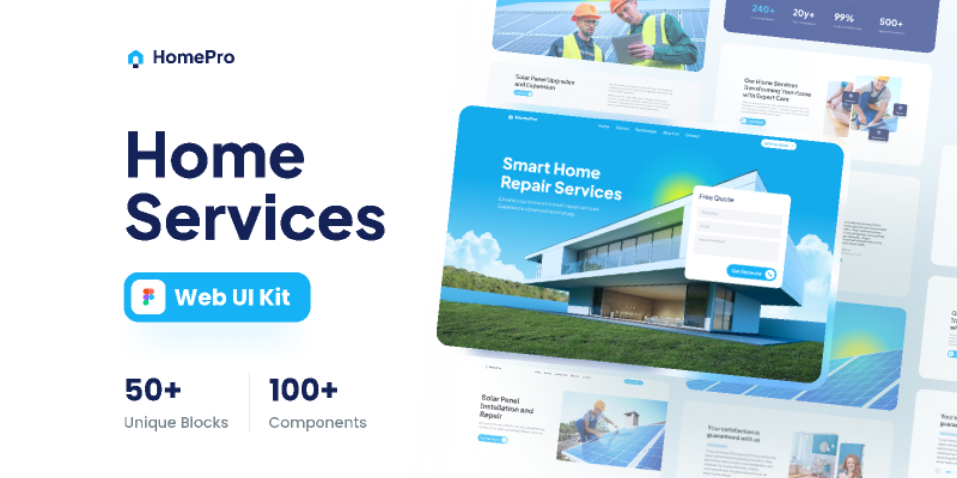 Home Services - Website - UI Kit