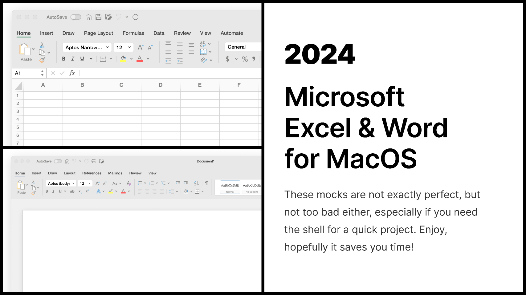 Microsoft Excel + Word 2024