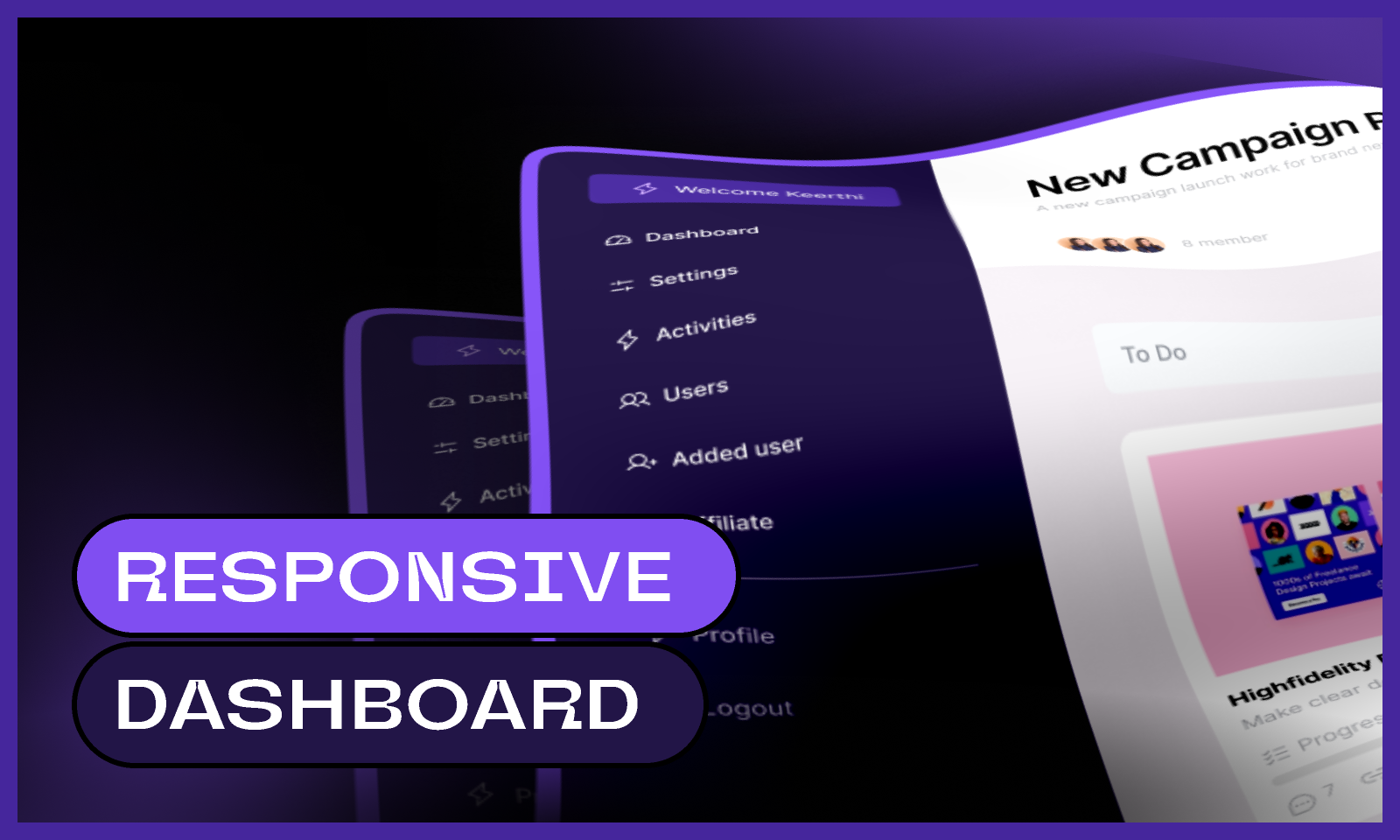 Responsive dashboard design using Auto Layout