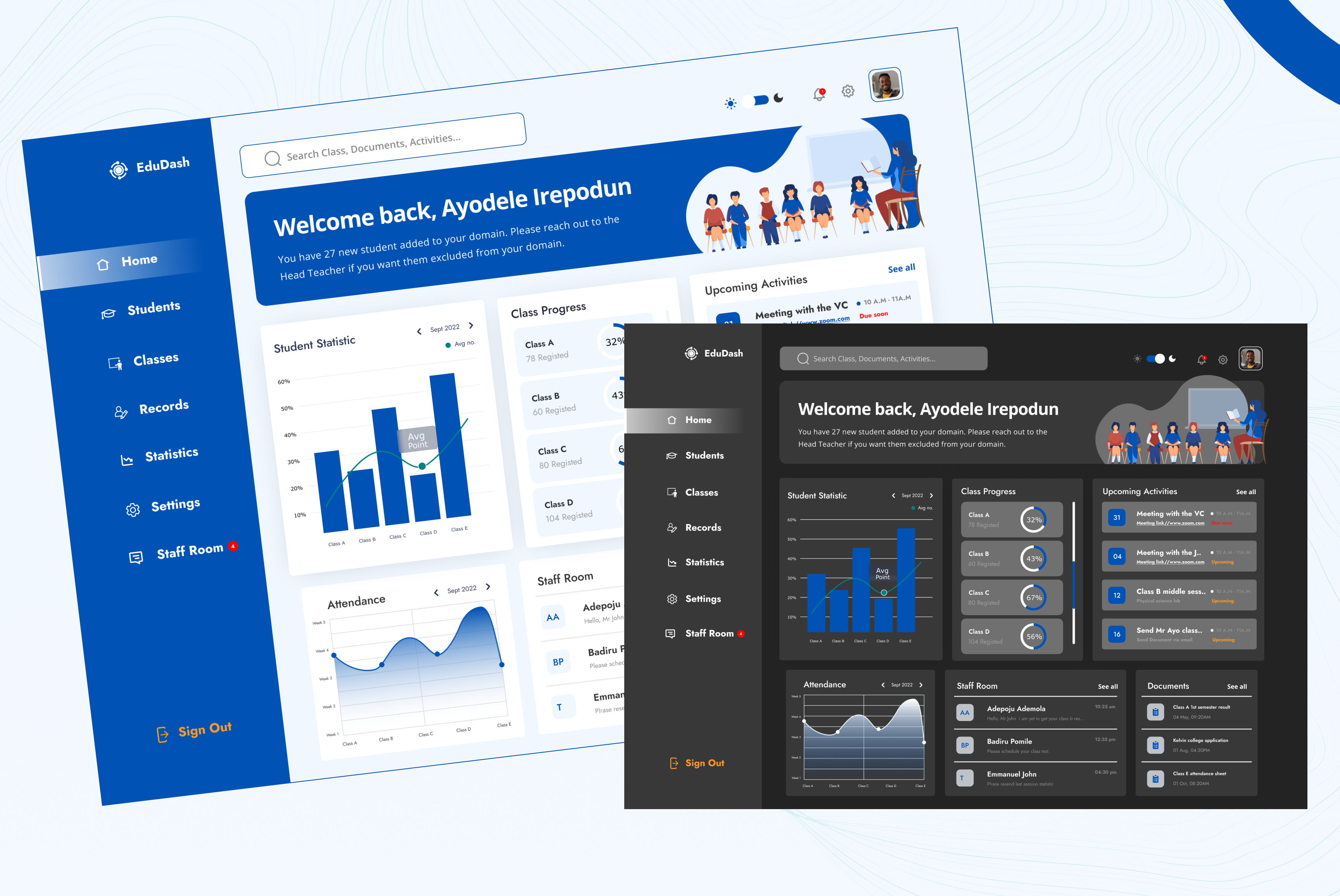 Educational Dashboard (Teachers)