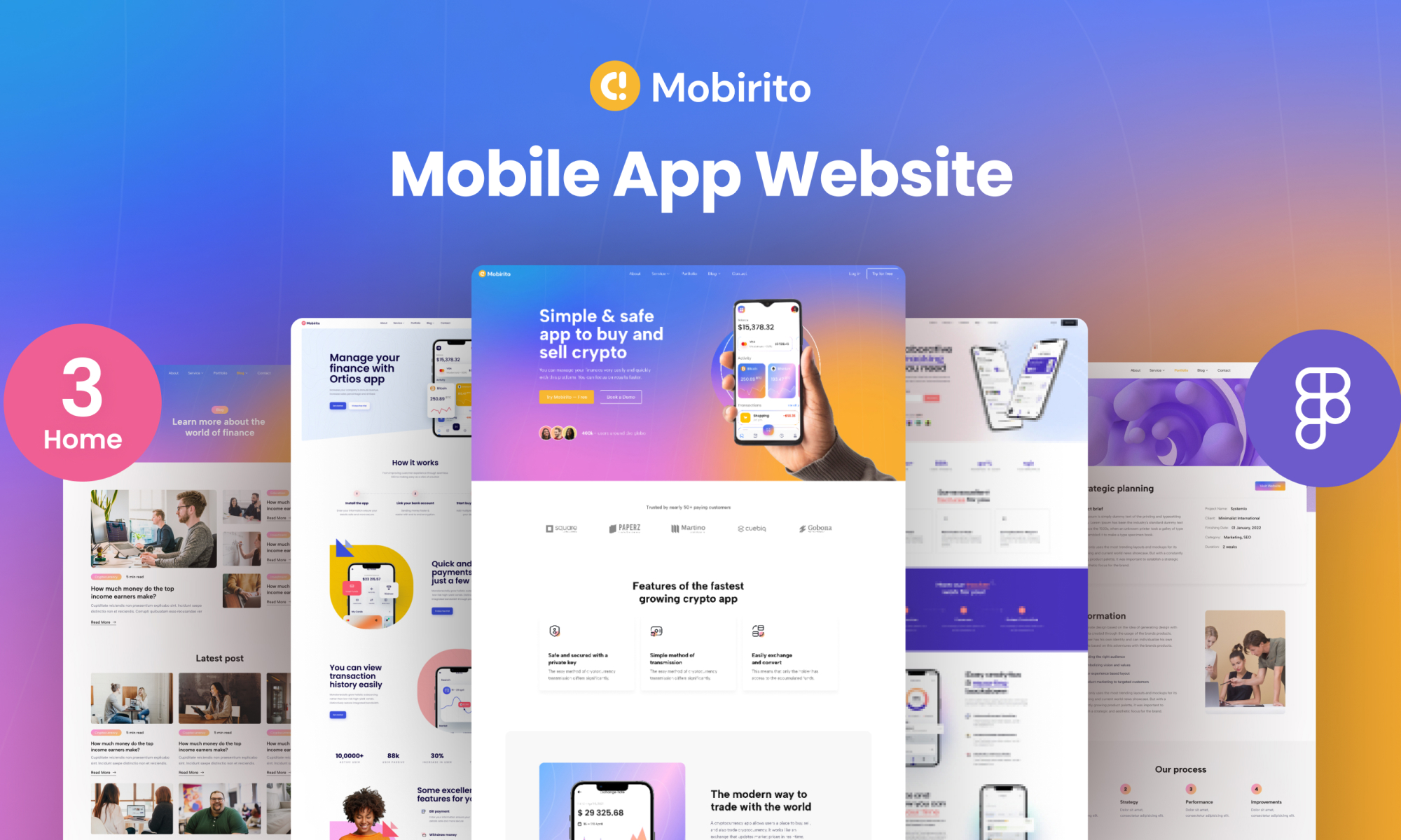 App Landing Page I Mobirito