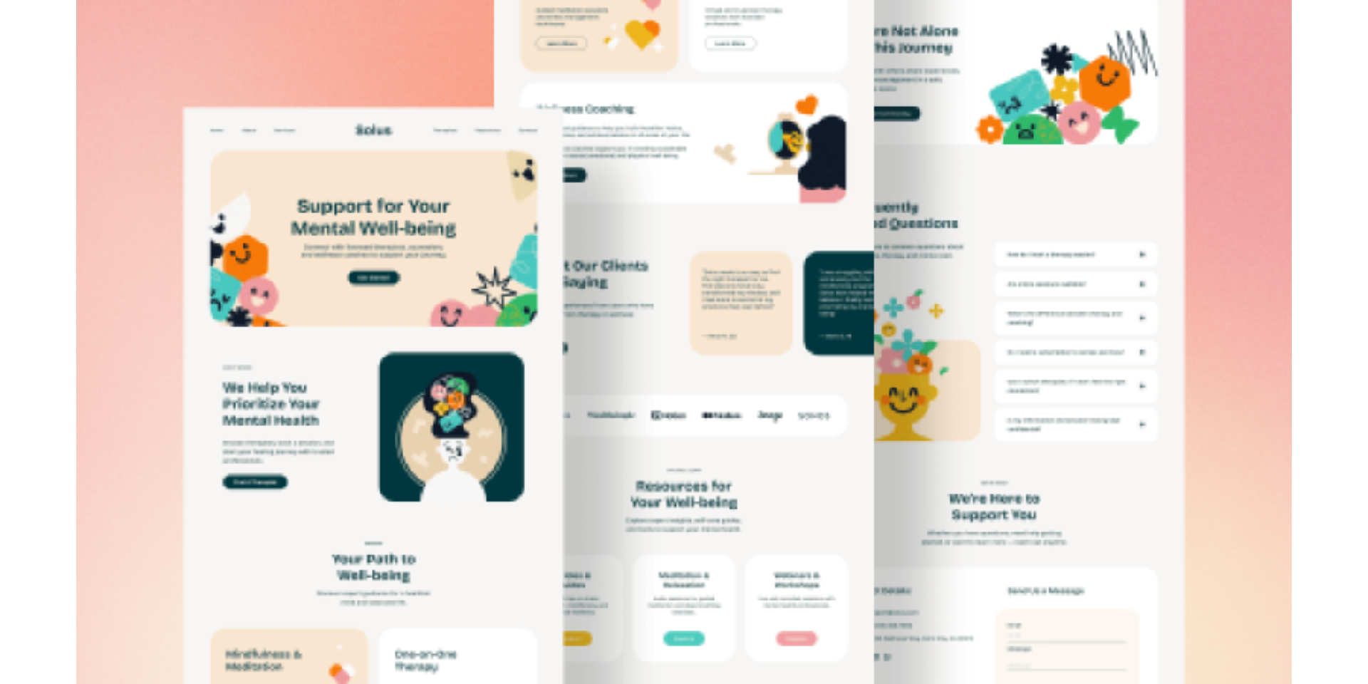 Solus – Mental Health & Wellness Website Template