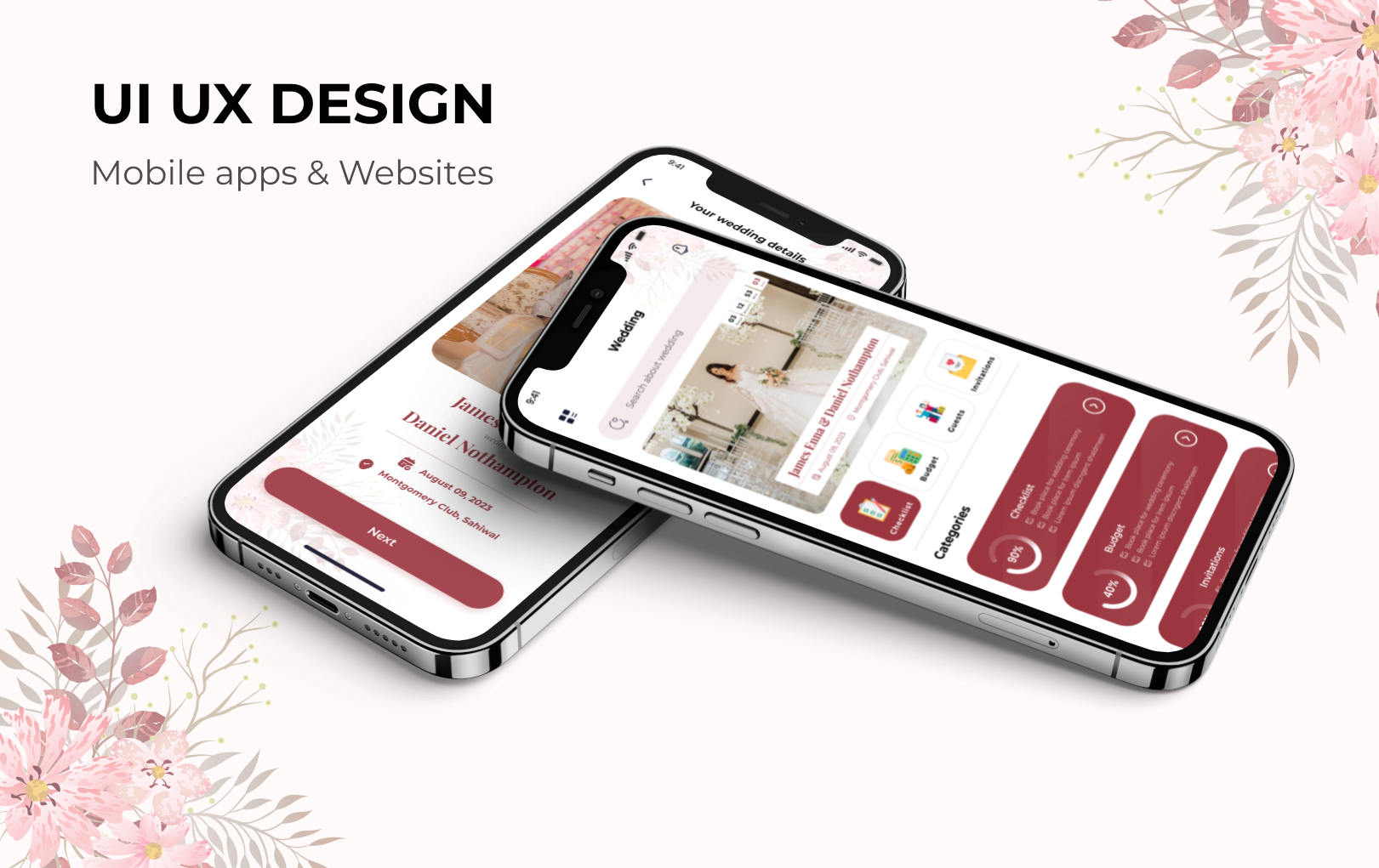 Wedding App Design