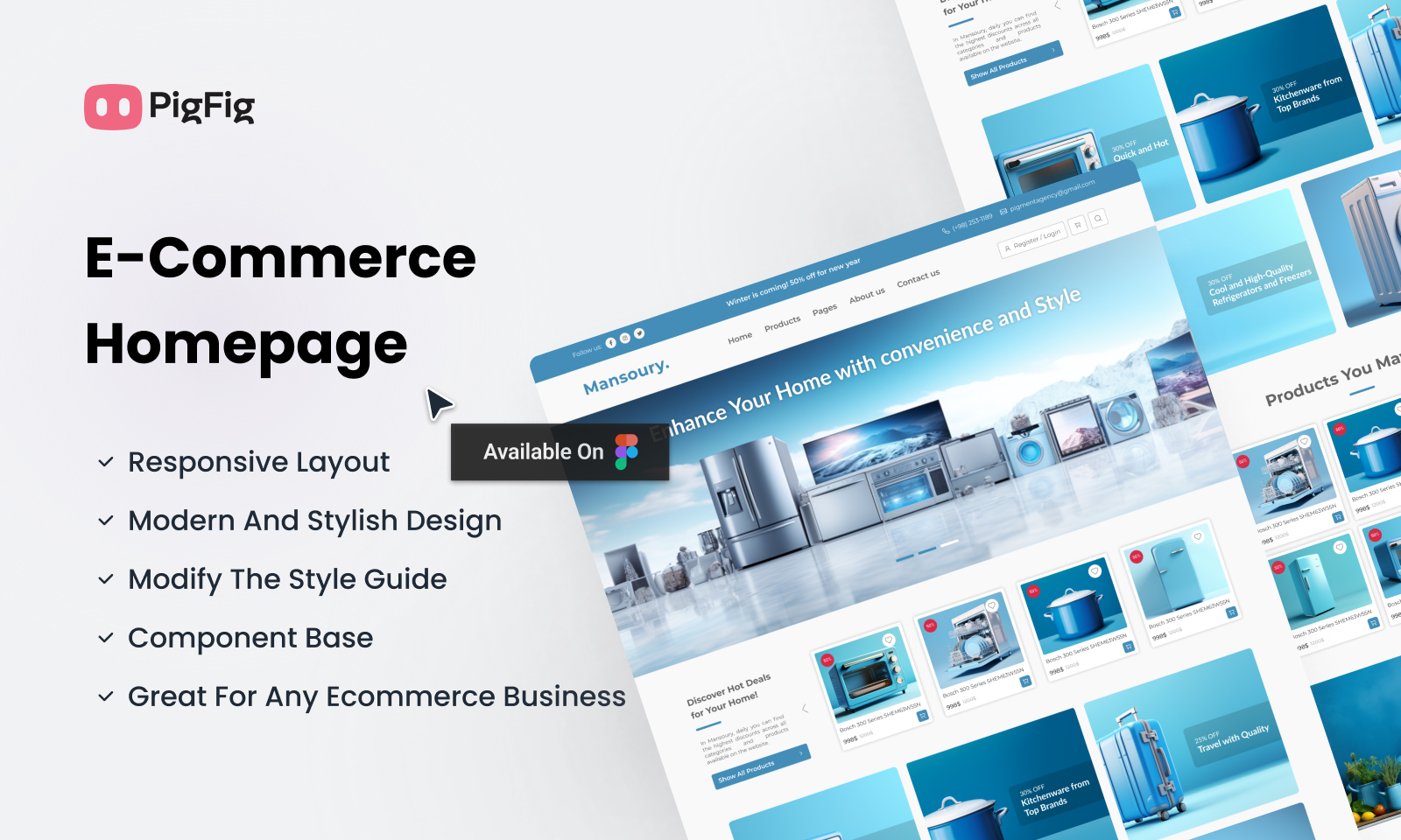 E-Commerce & Online Shop Homepage