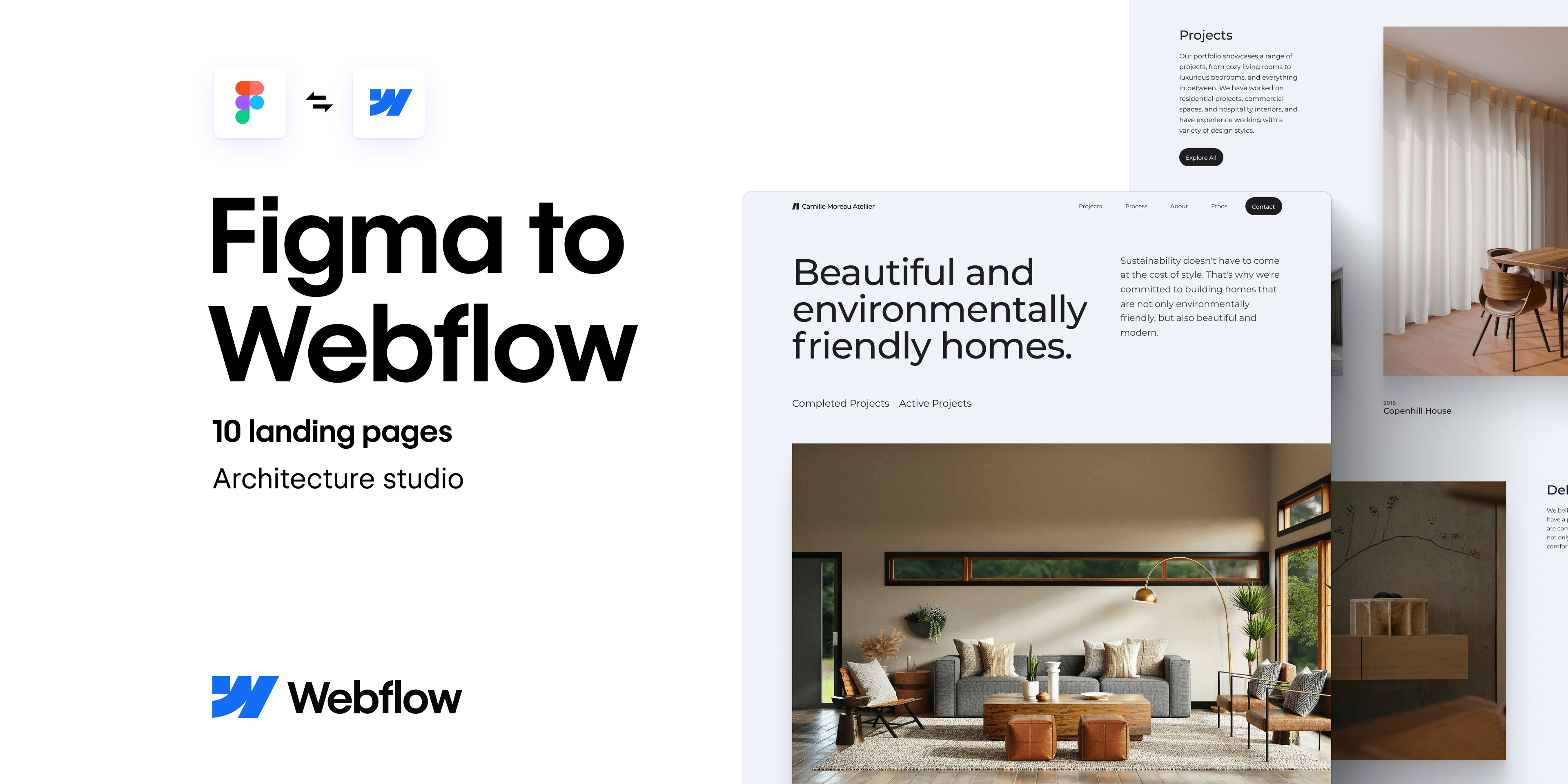 Architecture Studio — Webflow Landing Page Design