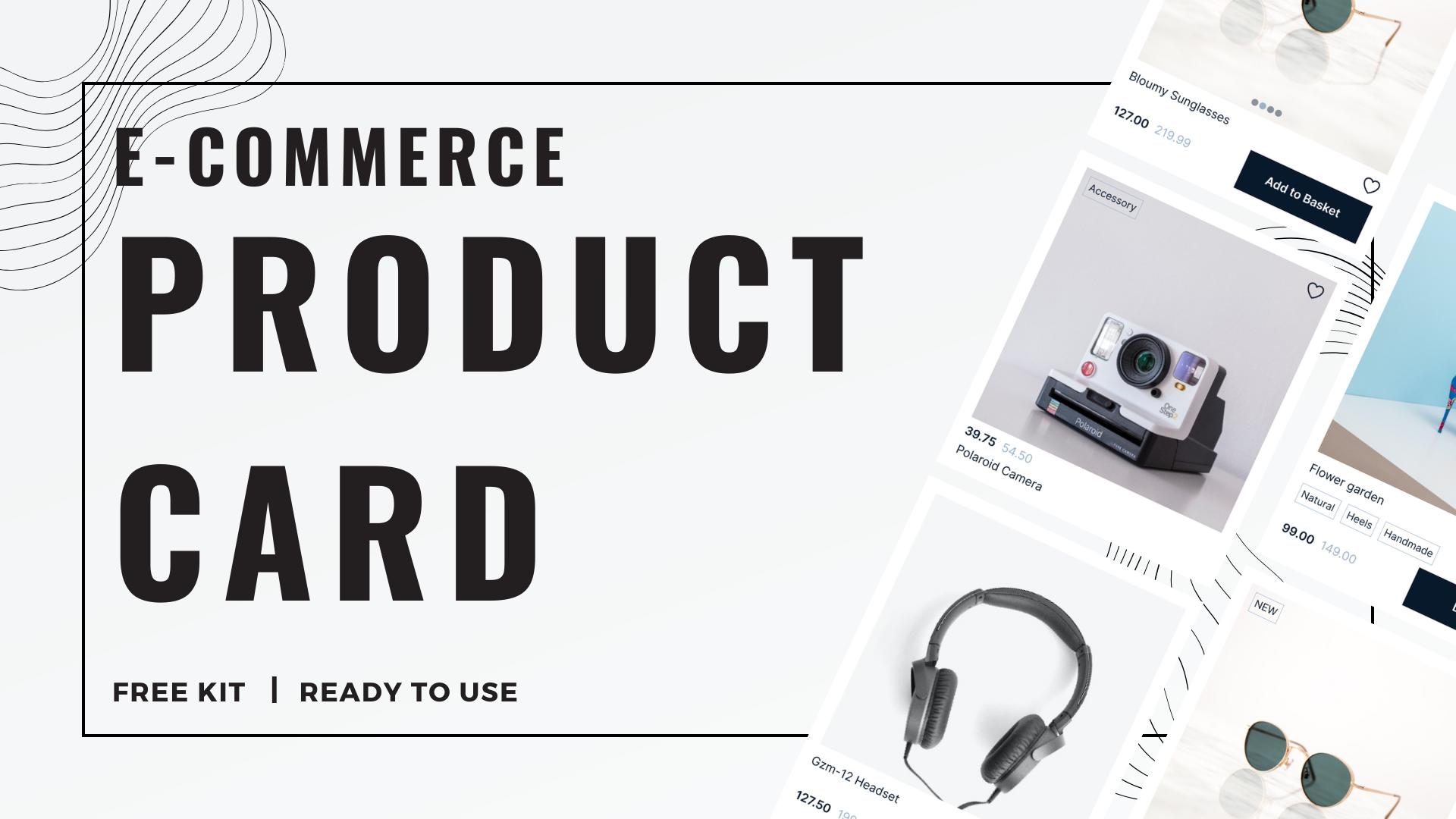 E-Commerce Product Card Design Kit for Figma