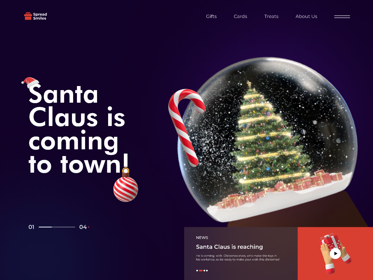 Christmas Gifting Landing Page