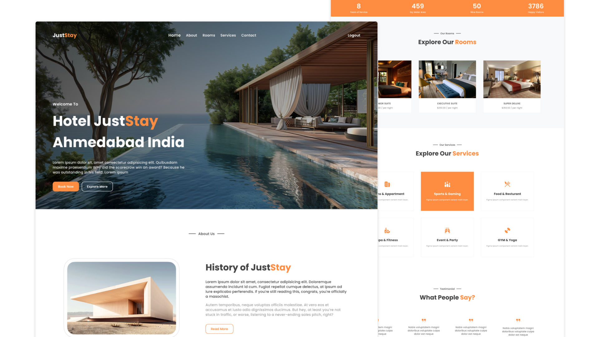 Hotel Landing Page