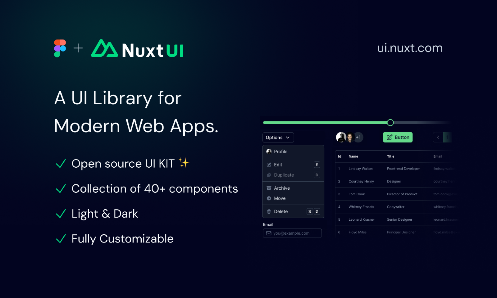 Nuxt UI v2  Official Design Kit