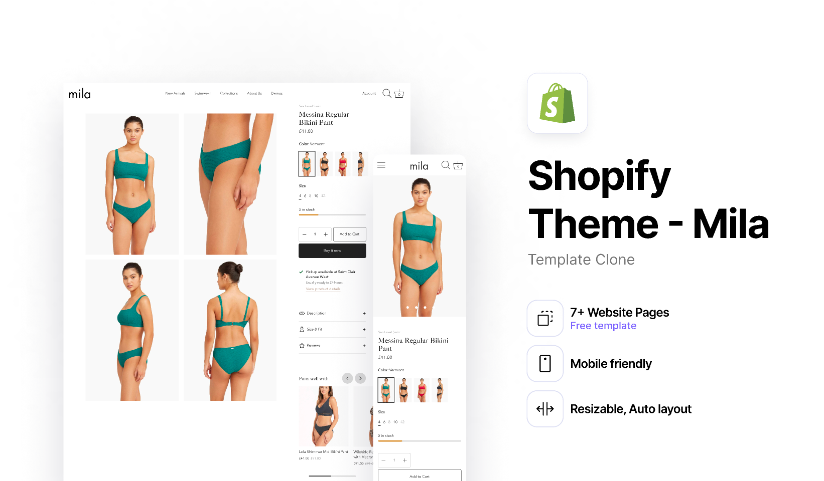 Shopify Theme Clone - Mila