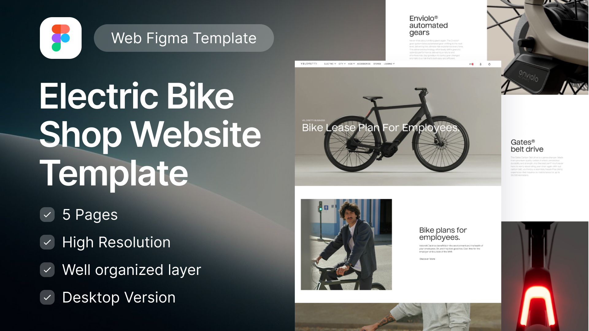 Veloretti - Electric Bike Shop Website Template