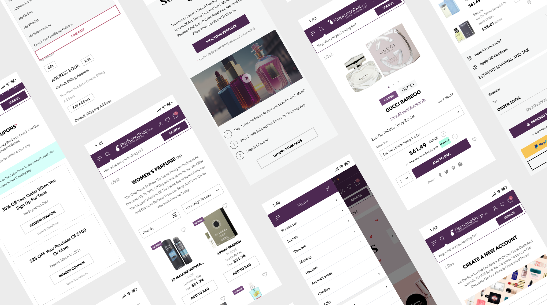 eCommerce Template - Perfume Shop