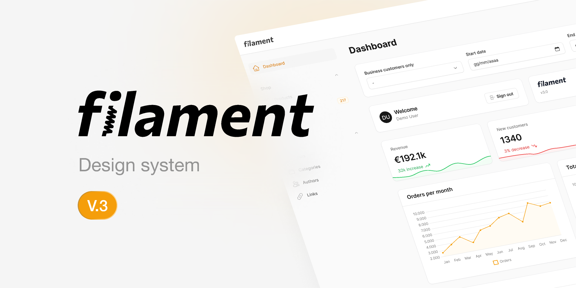 Filament 3 - Design System