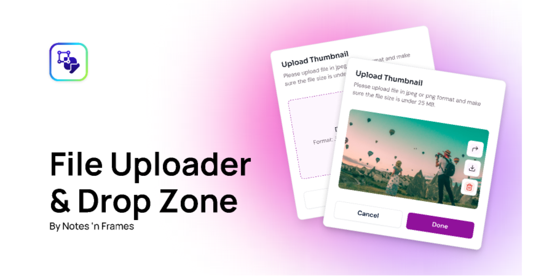 File Uploader & Drop Zone