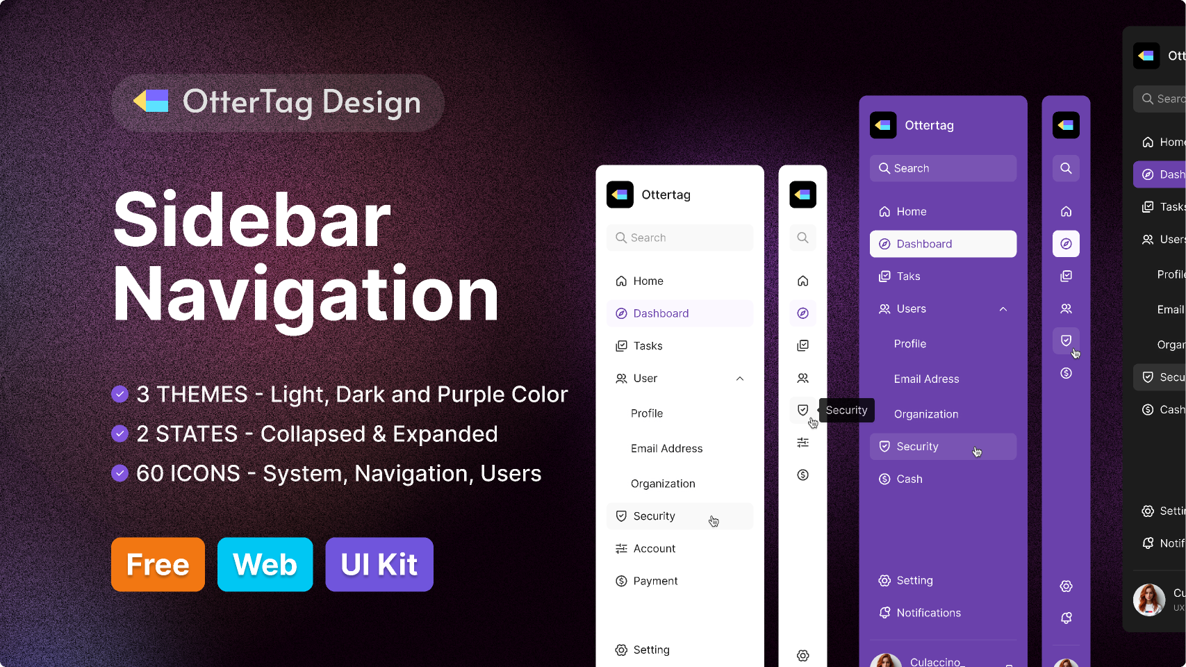 Sidebar Navigation Components