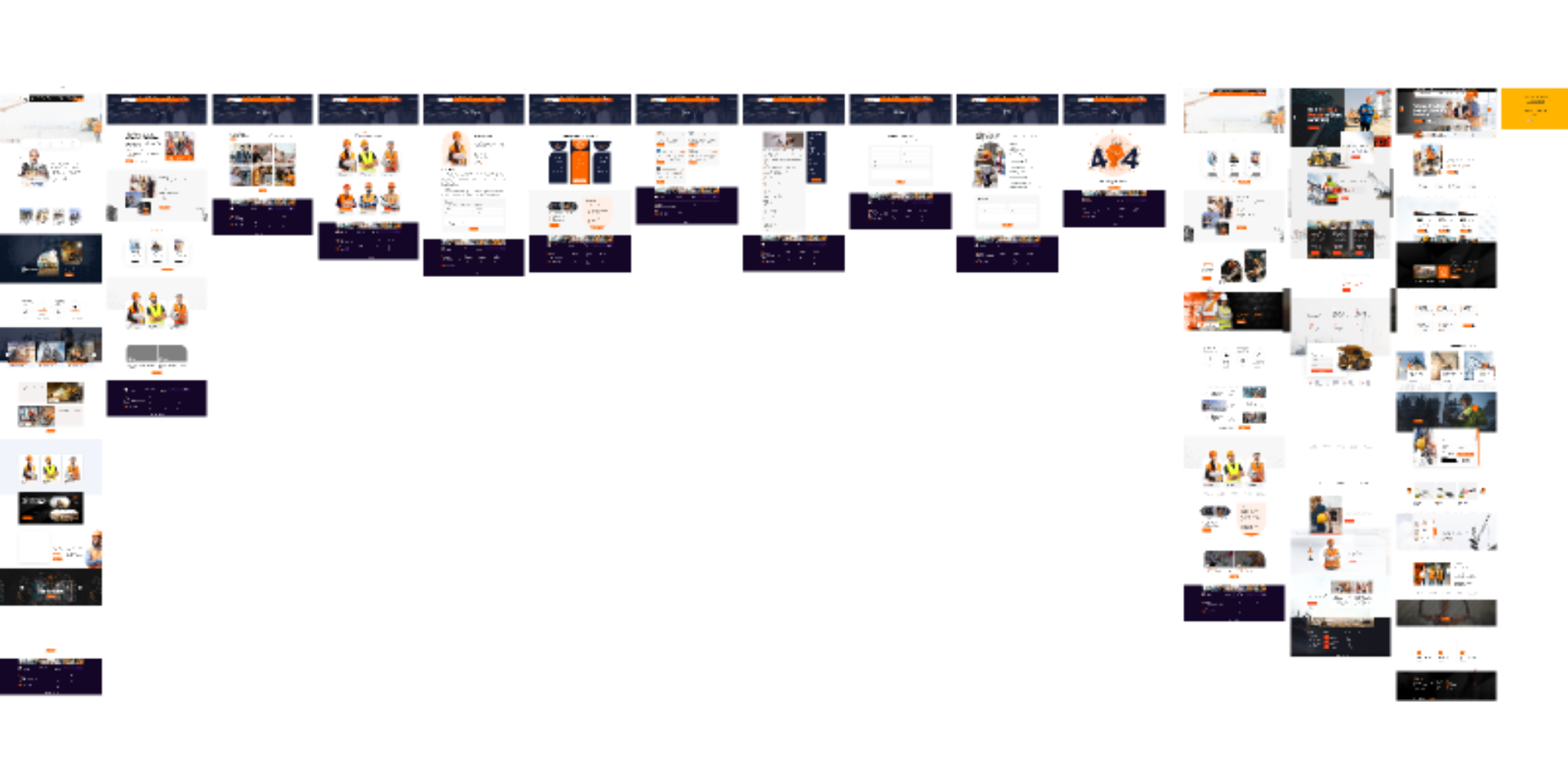 50+ Landing page Construction