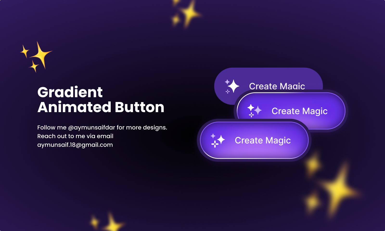 Animated Gradient Button
