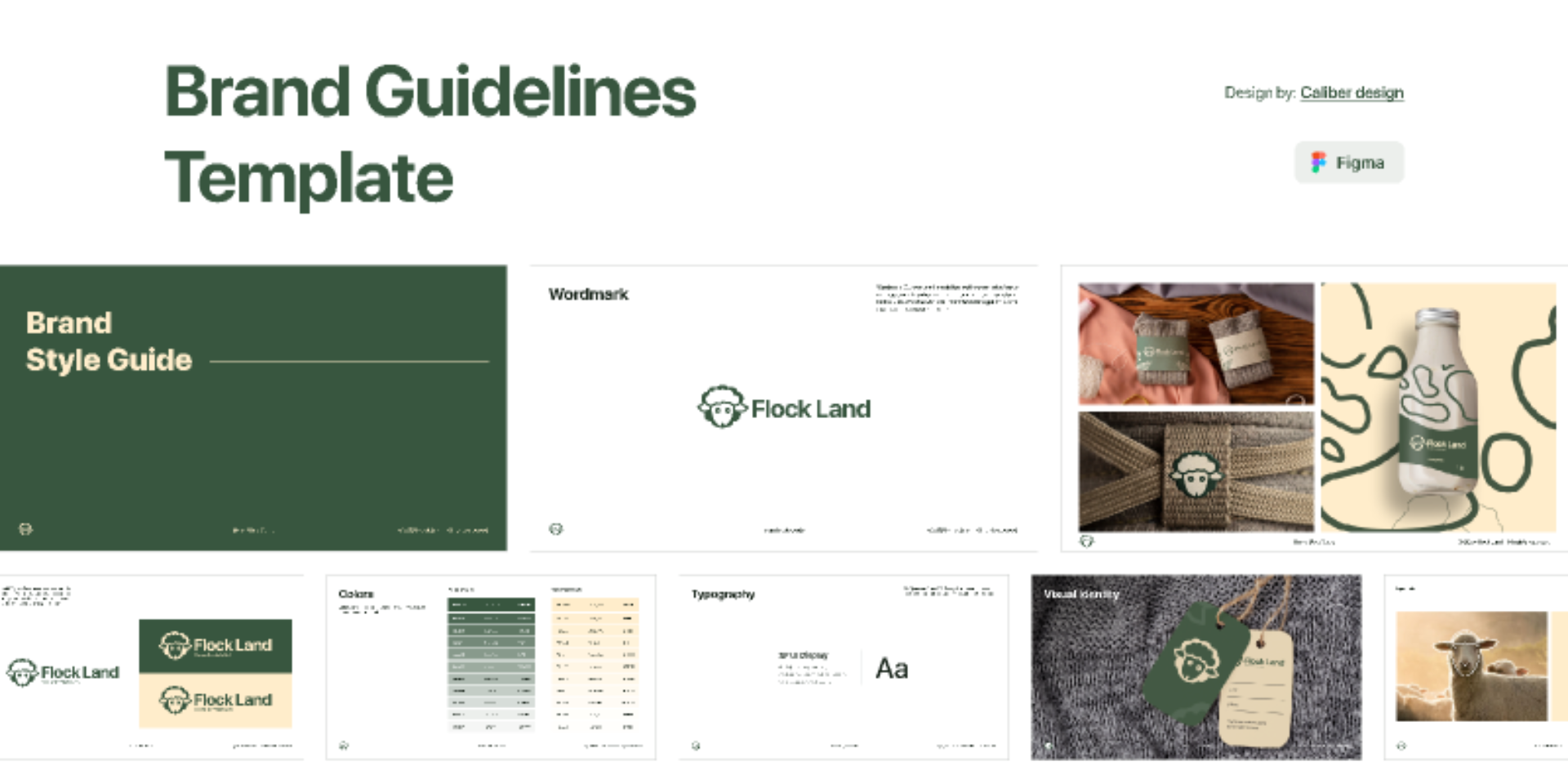 Flock Land : Sheep Product Branding