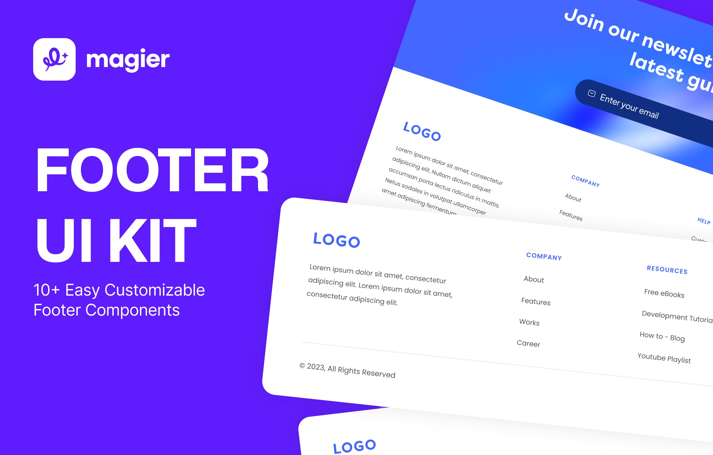 Footer UI Kit Template