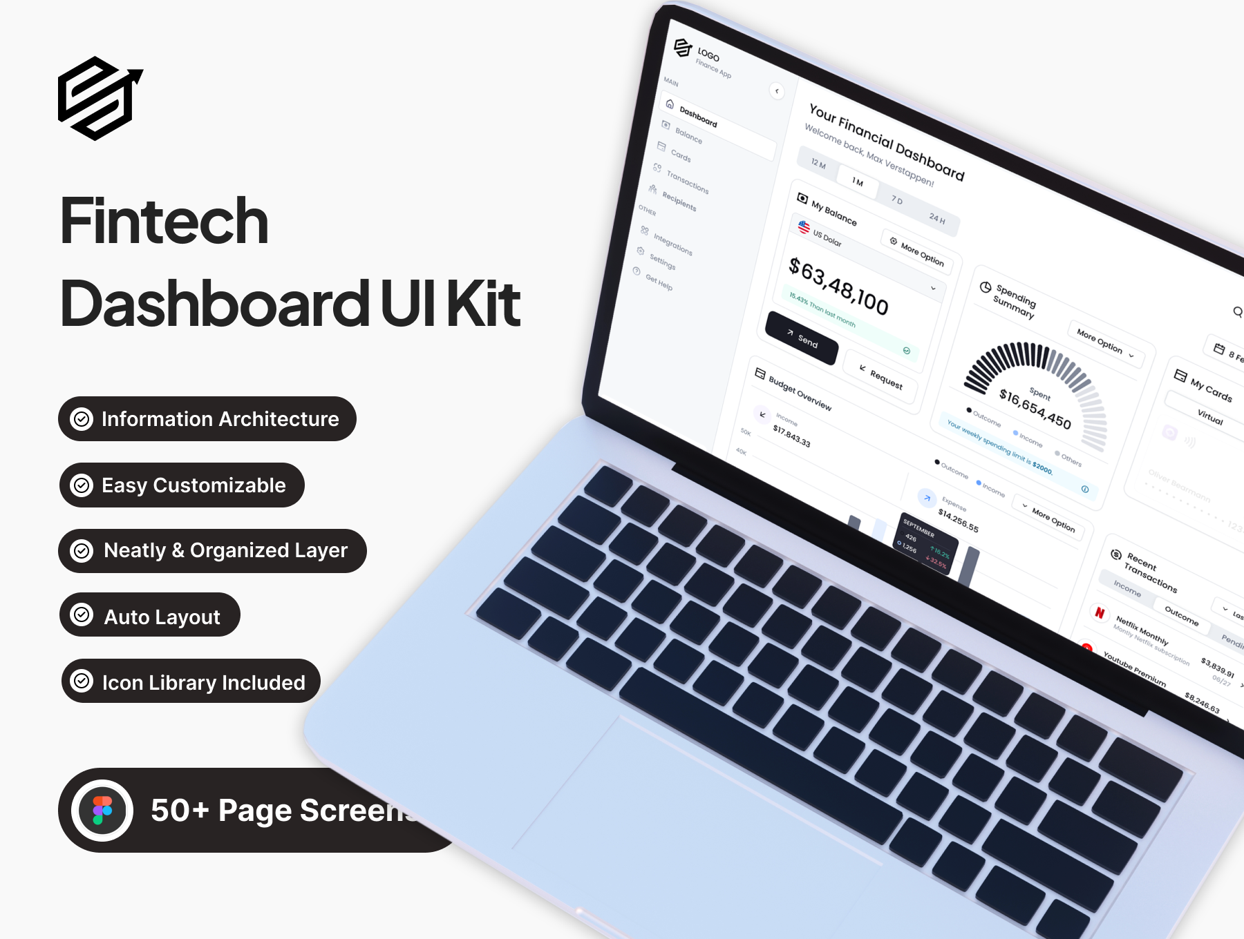 Fintech Dashboard UI Kit