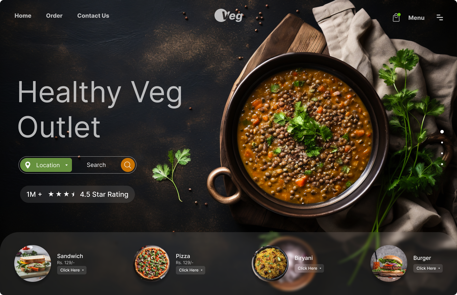 Restaurant Landing Page Website Design: Figma UI Tutorial