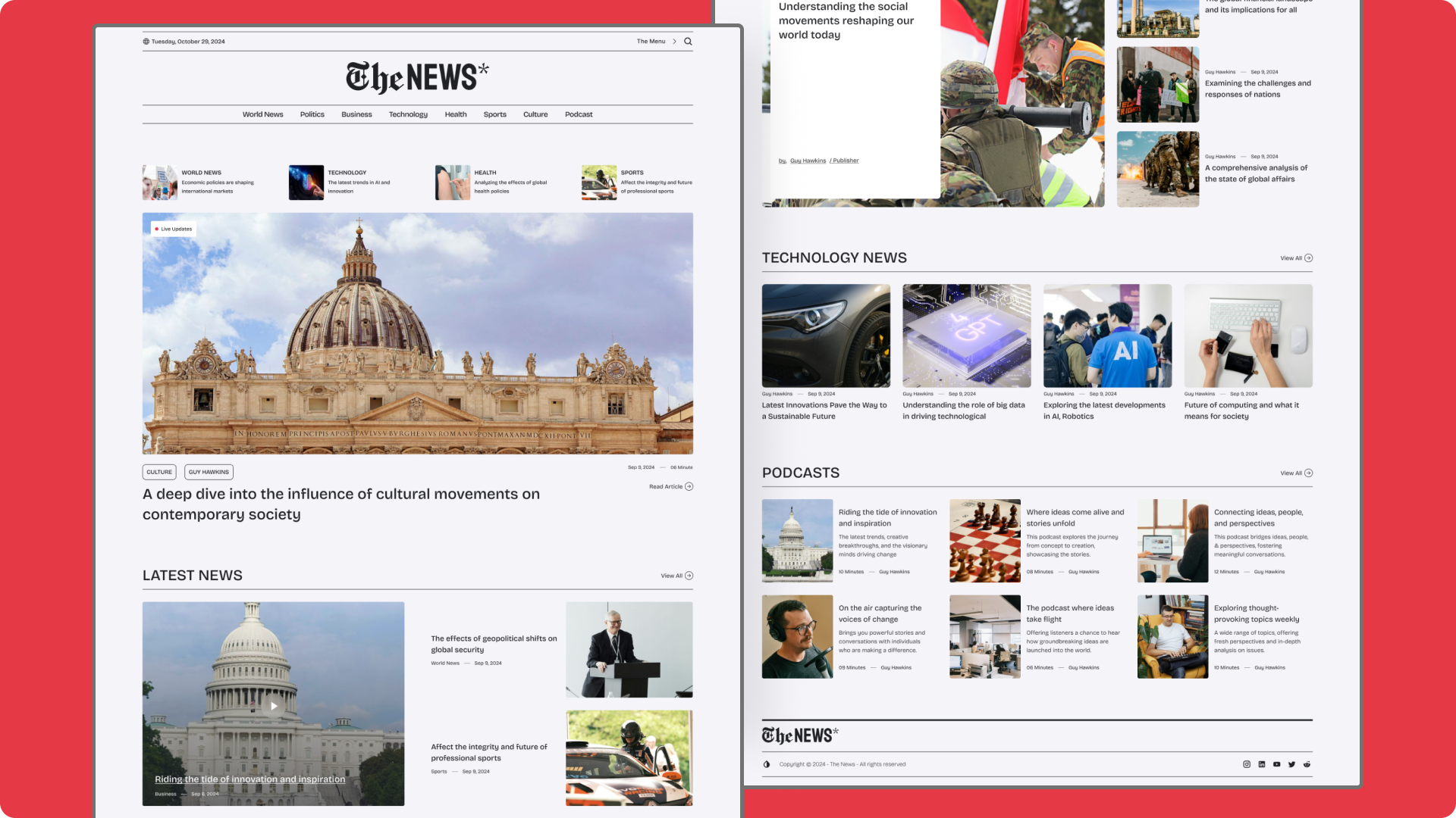 The News (News Blog Websites)
