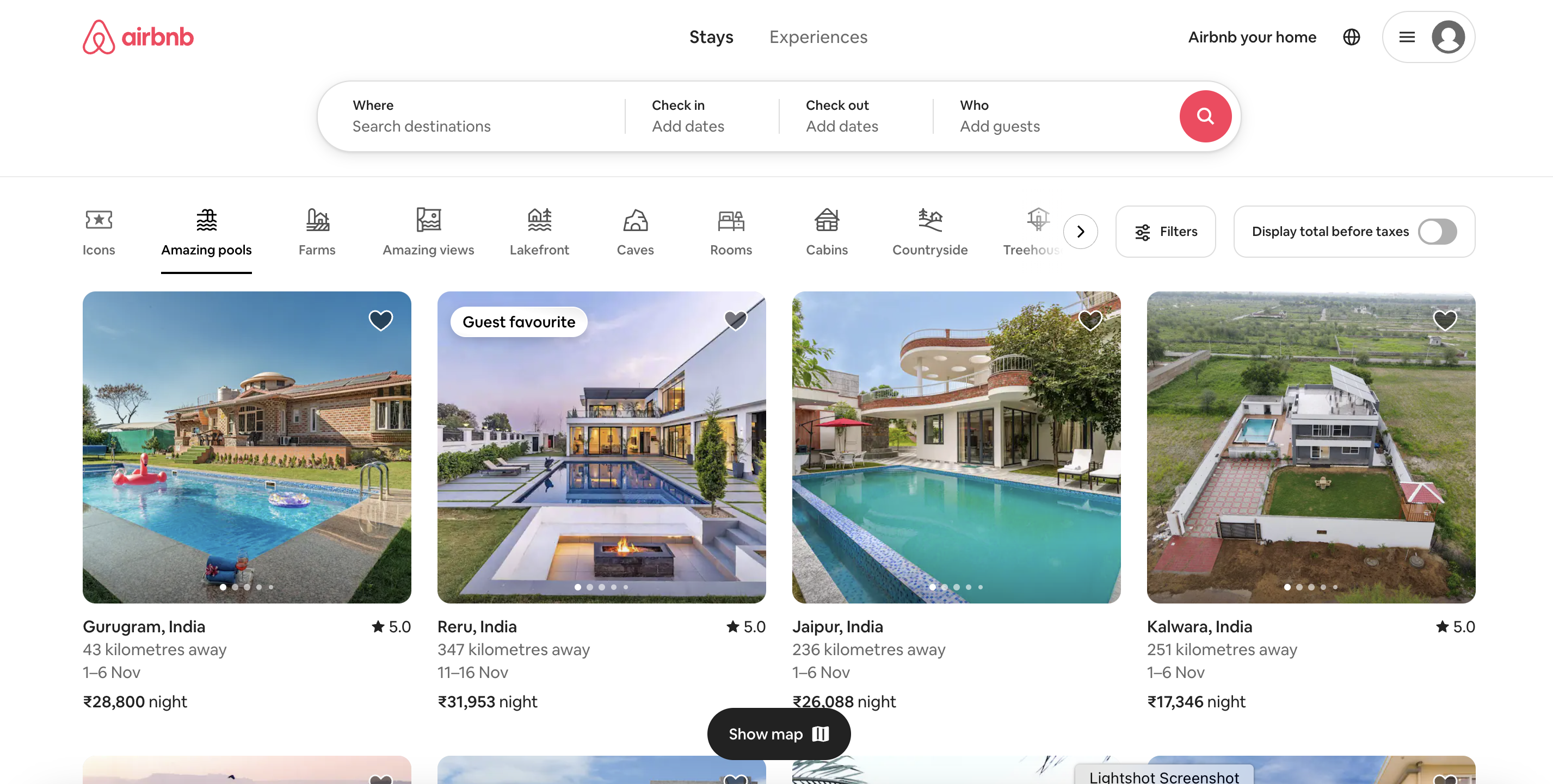 Airbnb - Hotel & Experience Booking Website