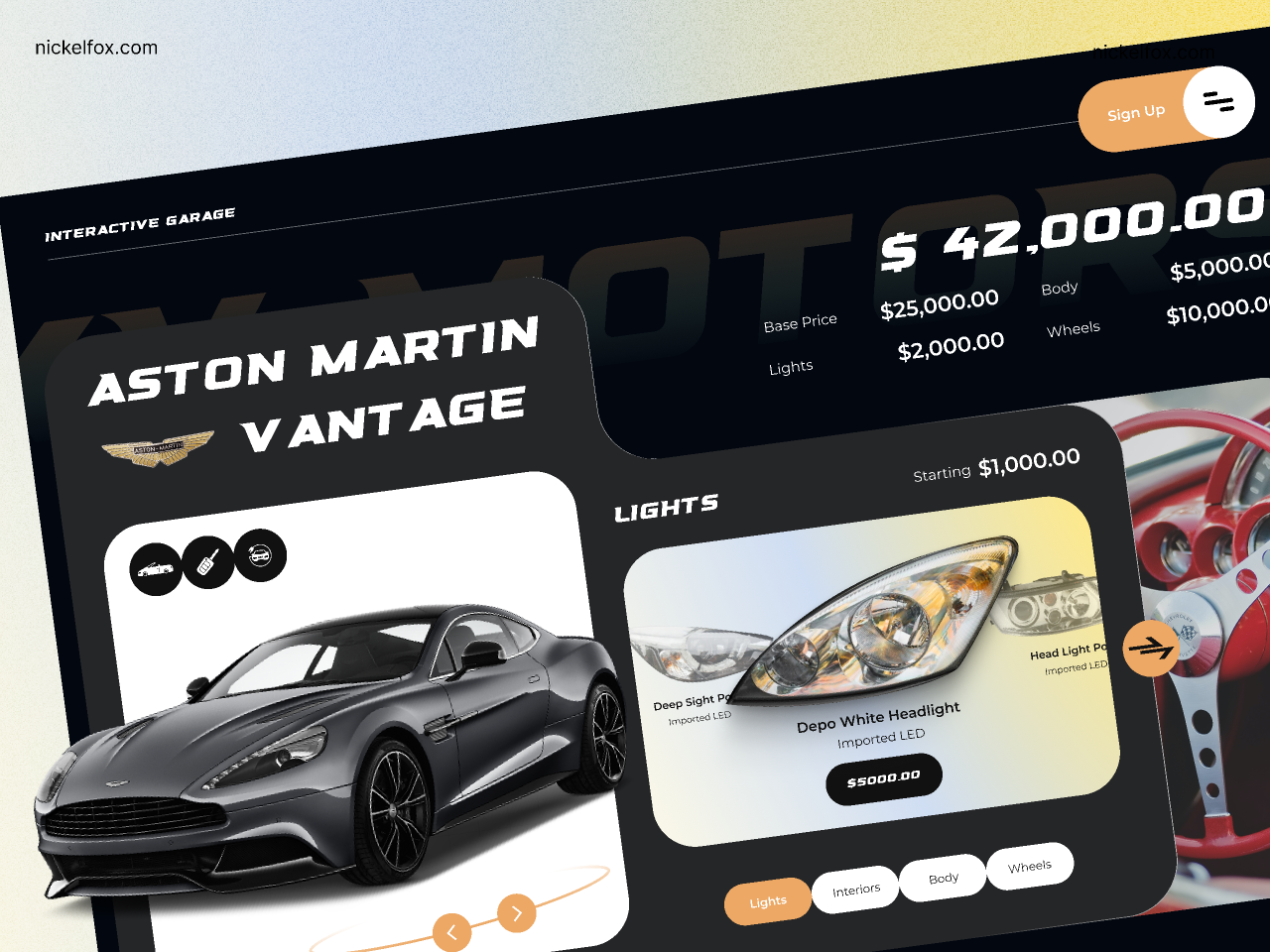 Custom Cars Website