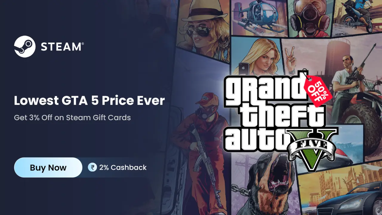 Steam Gift Cards India (Wallet Codes)