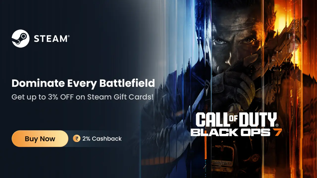 Valve  Steam Gift Cards India (Wallet Codes)