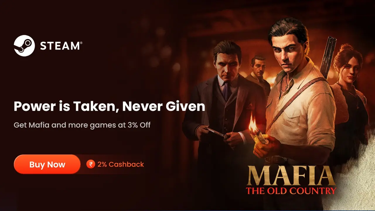 Steam Gift Cards India (Wallet Codes)